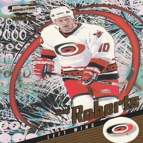 Gary Roberts - 1999 Pacific Revolution 2000 Series Hockey Card - Picture 1 of 2